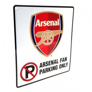 Arsenal FC Fan Parking Sign  | Arsenal FC Merchandise