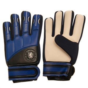 Chelsea FC Childs Size 5 Goalkeepers Gloves | Goalkeeper Gloves | Chelsea FC Merchandise