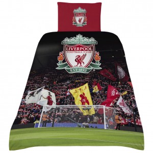 Liverpool FC Single Duvet Cover and Pillowcase- Reversible | Liverpool FC Merchandise