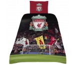 Liverpool FC Single Duvet Cover and Pillowcase- Reversible