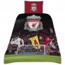 Liverpool FC Single Duvet Cover and Pillowcase- Reversible