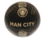 Manchester City  FC Signature Football Size 5, Black and Gold