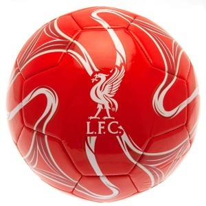 Liverpool FC Size 5 Football Red/White | English Premier League Club Footballs | Footballs | Liverpool FC Merchandise