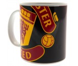 Manchester United FC Ceramic Mug  Crest Fade