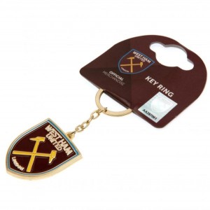 West Ham United FC  Crest Keyring | West Ham United FC Merchandise