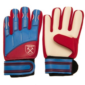 West Ham United FC Child's Goalkeepers Gloves Size 5 | Goalkeeper Gloves | West Ham United FC Merchandise