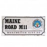 Manchester City FC Maine Road Retro Street Sign