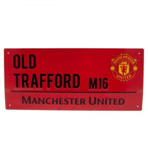 Manchester United Old Trafford M16 Stadium Street Sign | Manchester United FC Merchandise