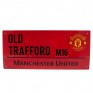 Manchester United Old Trafford M16 Stadium Street Sign