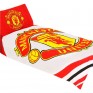 Manchester United FC Single Duvet Cover and Pillowcase- Reversible