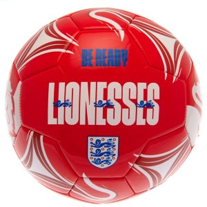 England FA  Lionesses Size 5 Football Red/White/Blue | English Premier League Club Footballs | Footballs | England FA Merchandise