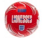 England FA  Lionesses Size 5 Football Red/White/Blue